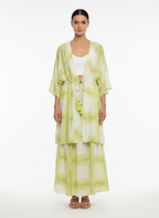 Conjunto Kimono e Maxi Saia Viscose Tie-Dye - DRESS TO / M