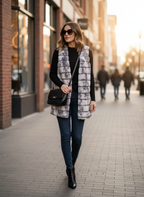 Colete Faux Fur Paneled - M