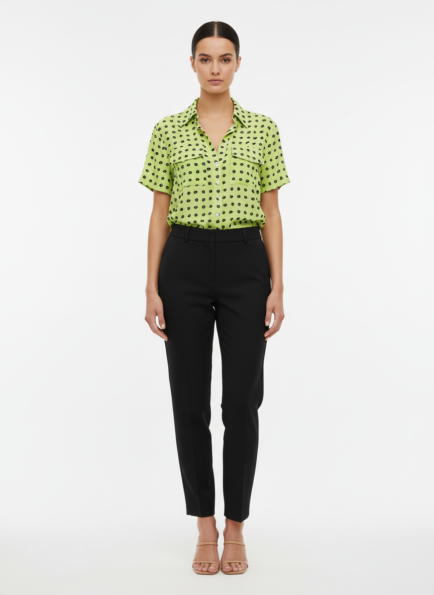 Blusa Viscose Estampada Manga Curta - Animale / P