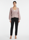 Tricot Texturizado Manga Volumosa - Viviane Furrier/P