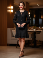 Vestido Jacquard - ANNE FERNANDES / M