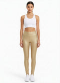 Calça Legging Esportiva Metálica Dourada - Puma/P